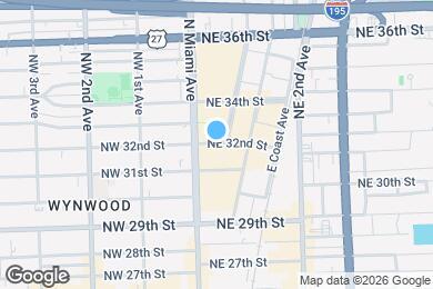 Map image of the property - 90 NE 32nd St