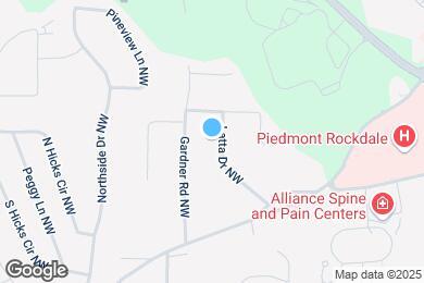 Map image of the property - 1444 Latta Dr NW