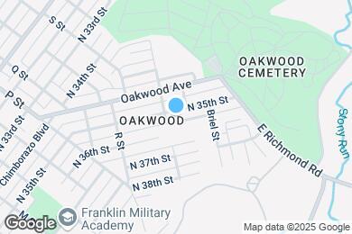 Map image of the property - 1313 N 35th St