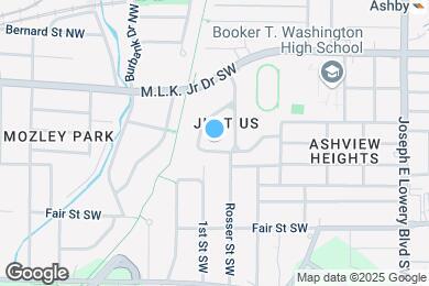 Map image of the property - 1143 Fountain Dr SW