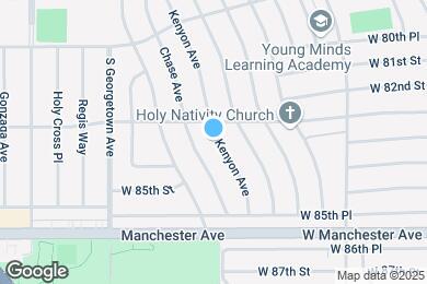 Map image of the property - 8317 Kenyon Ave
