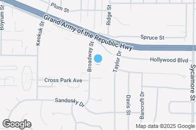 Map image of the property - Orchards & Woodlands