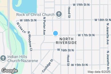 Map image of the property - 1419 W 17th St N