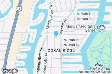 Map image of the property - 1844 NE 26th Ave