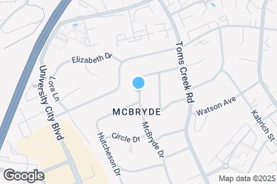 Map image of the property - 940 McBryde Dr