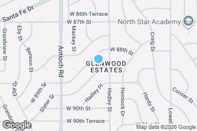 Map image of the property - 8408 W 89th St