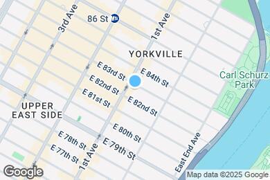 Map image of the property - 402 E 83rd St