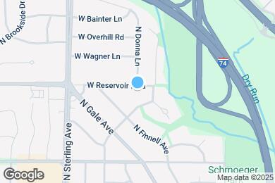 Map image of the property - 2218 W Reservoir Blvd
