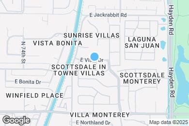 Map image of the property - 7653 E Vista Dr