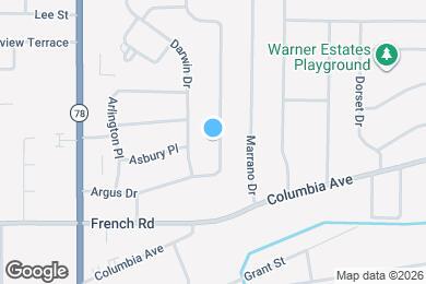 Map image of the property - 176 Argus Dr