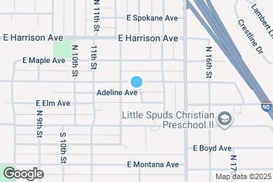 Map image of the property - 1215 E Adeline Ave