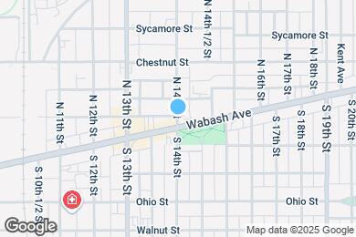 Map image of the property - 640 Wabash Ave