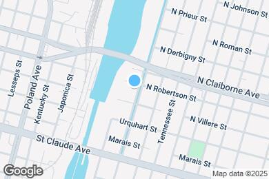 Map image of the property - 1418 Jourdan Ave