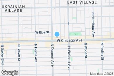 Map image of the property - 1944 W Chicago Ave