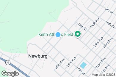 Map image of the property - 2801 14th St