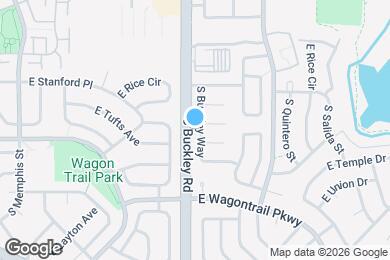 Map image of the property - 4603 S Buckley Way