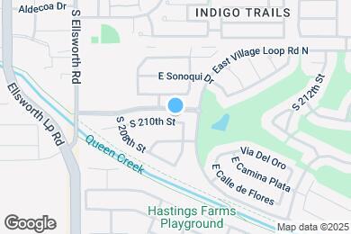 Map image of the property - 20960 E Via Del Rancho Rd