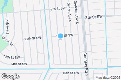 Map image of the property - 1105 Harold Ave S