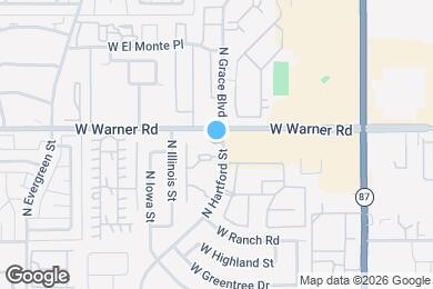 Map image of the property - 1970 N Hartford St