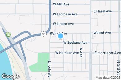 Map image of the property - 505 W Spokane Ave