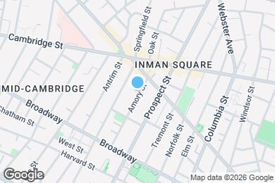 Map image of the property - 127 Amory St