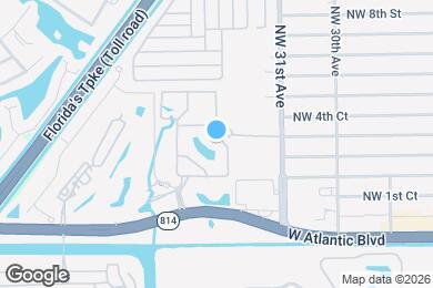 Map image of the property - Eterno Pompano Beach
