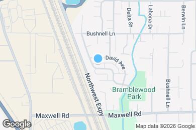 Map image of the property - 1325 Bramblewood Ln