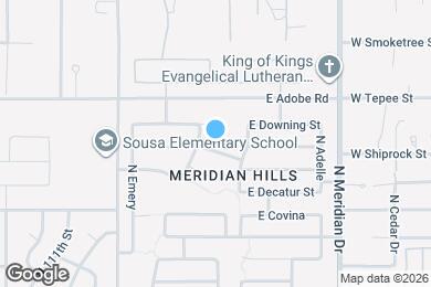 Map image of the property - 11346 E Dartmouth St