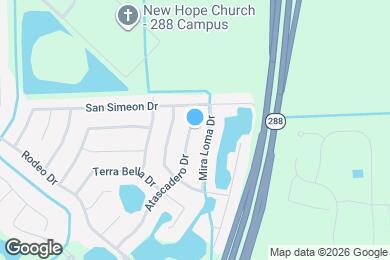 Map image of the property - 60 Atascadero Dr
