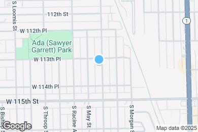 Map image of the property - 11350 S Aberdeen St