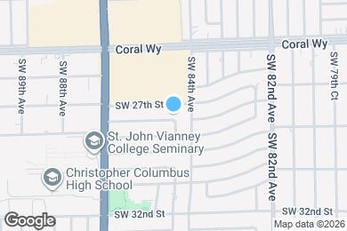Map image of the property - 8421 SW 27th Ter