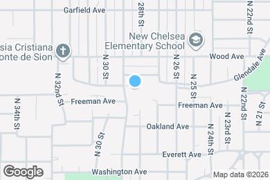 Map image of the property - spacious 1 bedroom