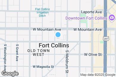 Map image of the property - 424 W Oak St