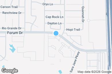 Map image of the property - 2105 Forum Dr