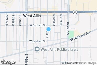 Map image of the property - 1538 S 73rd St