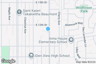 Map image of the property - 1161 Pennsylvania Ave