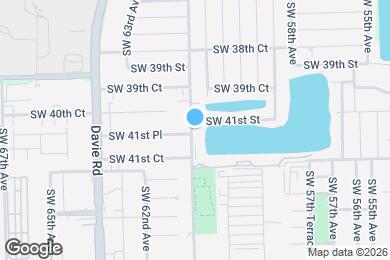Map image of the property - 4112 SW 61st Ave