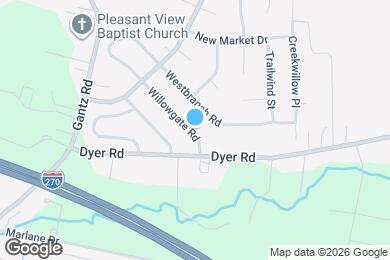 Map image of the property - 2650 Willowgate Rd