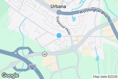Map image of the property - 8845 Urbana Church Rd