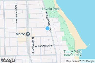 Map image of the property - 6968 N Sheridan Rd