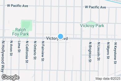 Map image of the property - 1540 N Catalina St