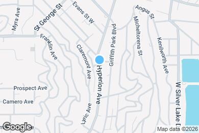 Map image of the property - 2426 3/4-2614 Hyperion Ave