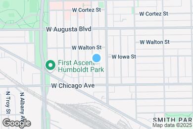 Map image of the property - 843 N Mozart St