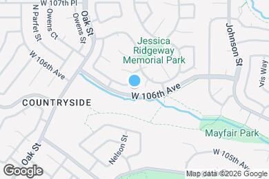 Map image of the property - 10530 W 106th Pl