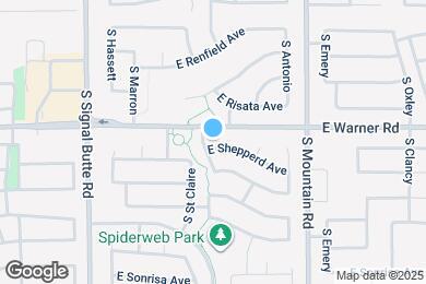 Map image of the property - 11020 E Shepperd Ave
