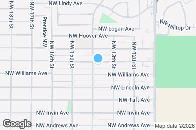 Map image of the property - 1314 NW Smith Ave