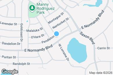 Map image of the property - 1627 Pendleton St