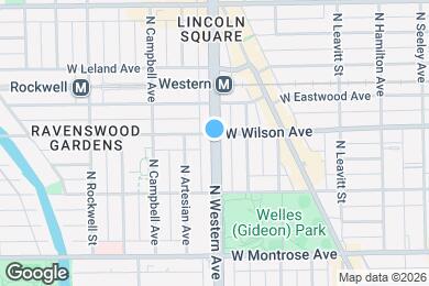 Map image of the property - 4546 N Western Ave