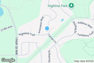 Map image of the property - 5535 Highland Trail