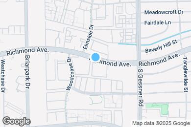 Map image of the property - 9707 Richmond Ave